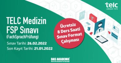telc-medizin-fsp-sınav-tarihi-şubat-2022